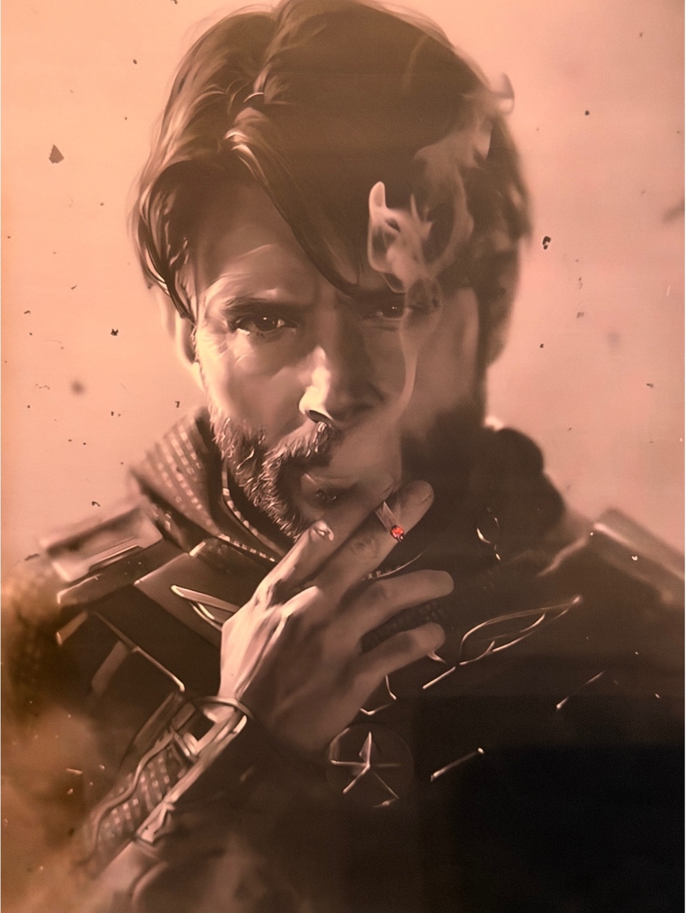 Black and White 8-1/2 x 11 Soldier Boy Poster